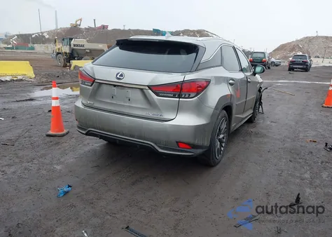 2020 Lexus Rx 450H F Sport Performance z USA, uszkodzony, nr VIN 2T2YGMDAXLC051570